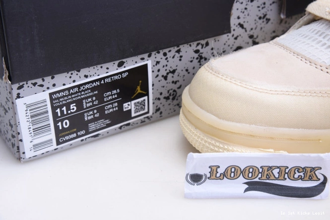Off-White Sail Jordan CV9388-100 x Air 4 0725